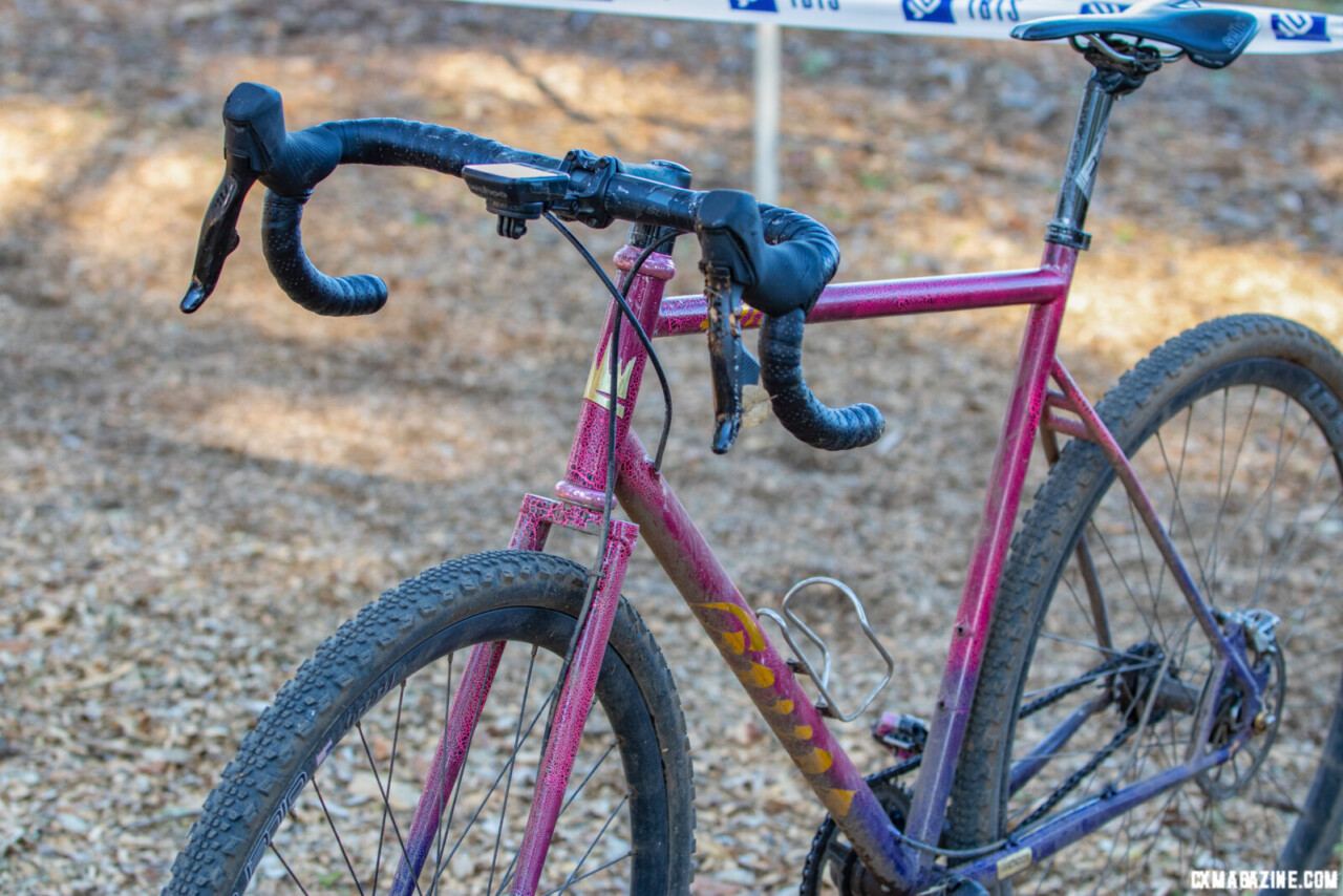 Li King's 2023 SSCXWC-winning King Fabrications Singlespeed. © L. Slone / Cyclocross Magazine