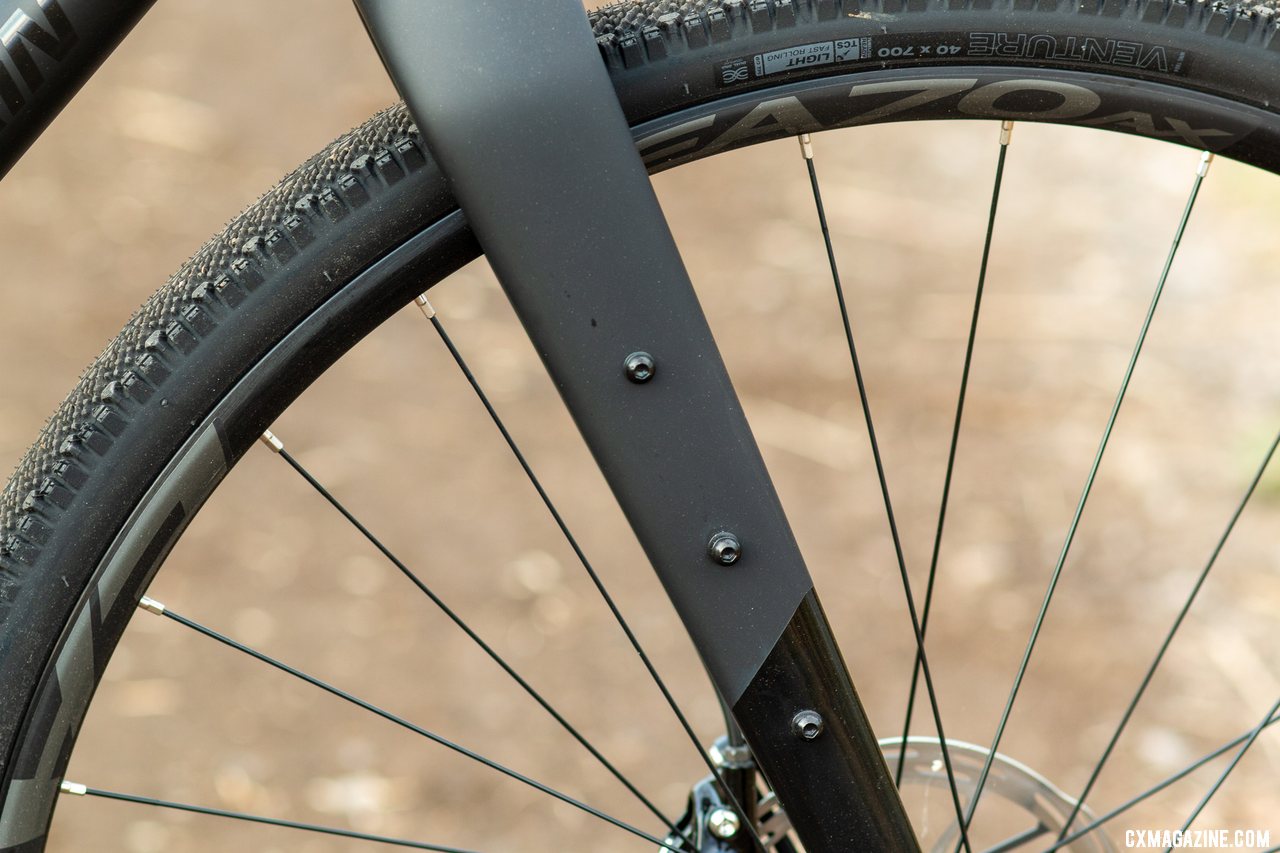 Plenty of frame barnacles offer carrying capacity for the biggest adventures. The versatile Rocky Mountain Solo C70 carbon gravel bike. © Cyclocross Magazine