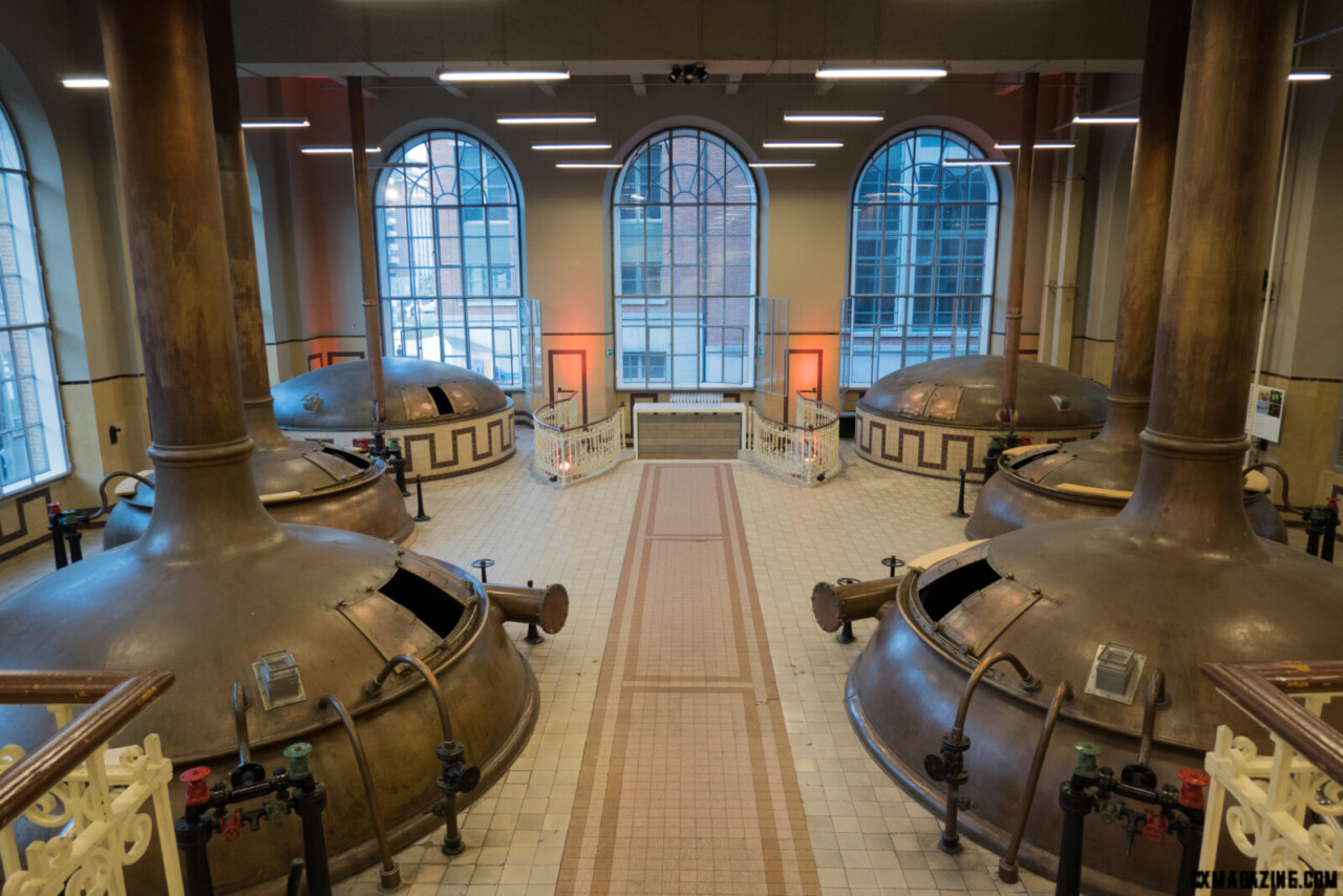 Inside the old Stella Artois brewery in Leuven. A new modern facility is across the road.