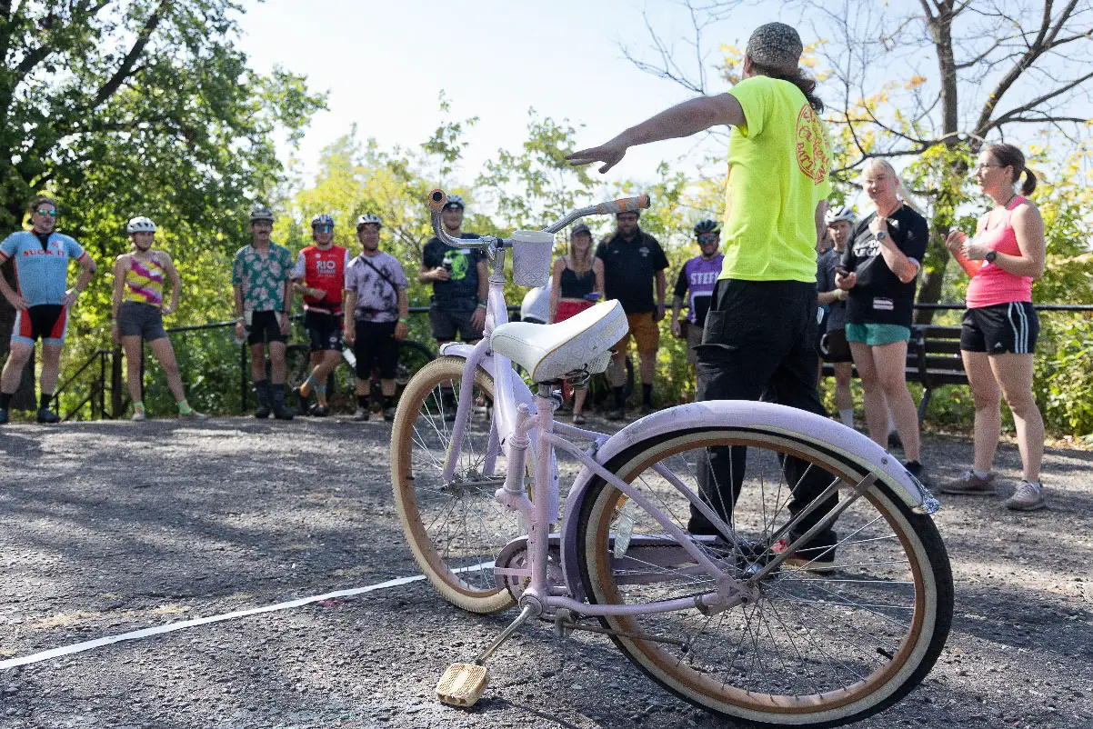 Hinged “Freak Bike”. Single Speed Cyclocross World Championships 2025, Minneapolis, Minnesota. © SnowyMountain Photography