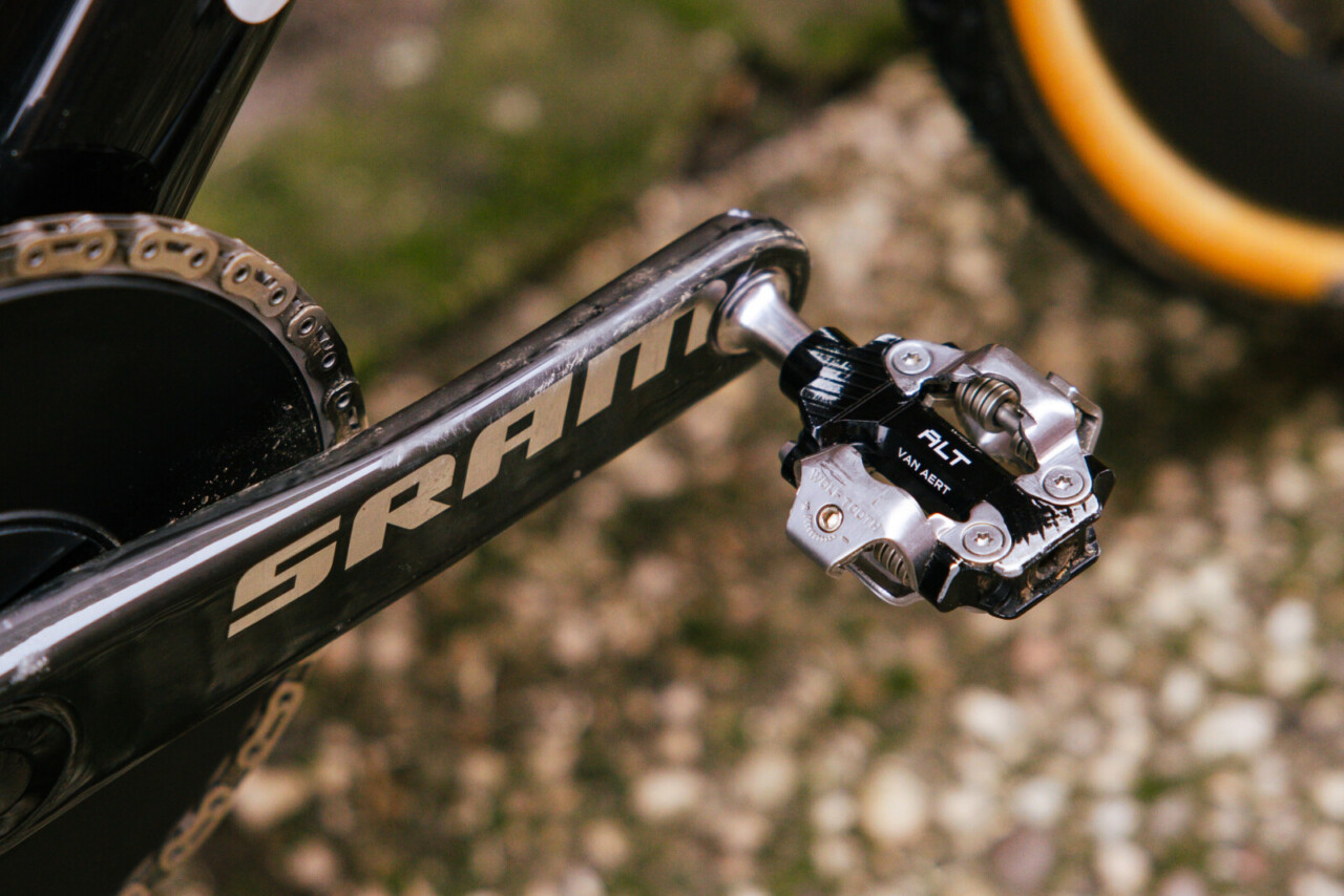 ALT van Aert. Wout's custom Wolf Tooth ALT pedals