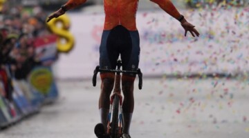 Mathieu van der Poel takes his eighth Elite Men's world championship title in Hulst. Full results. photo: UCI