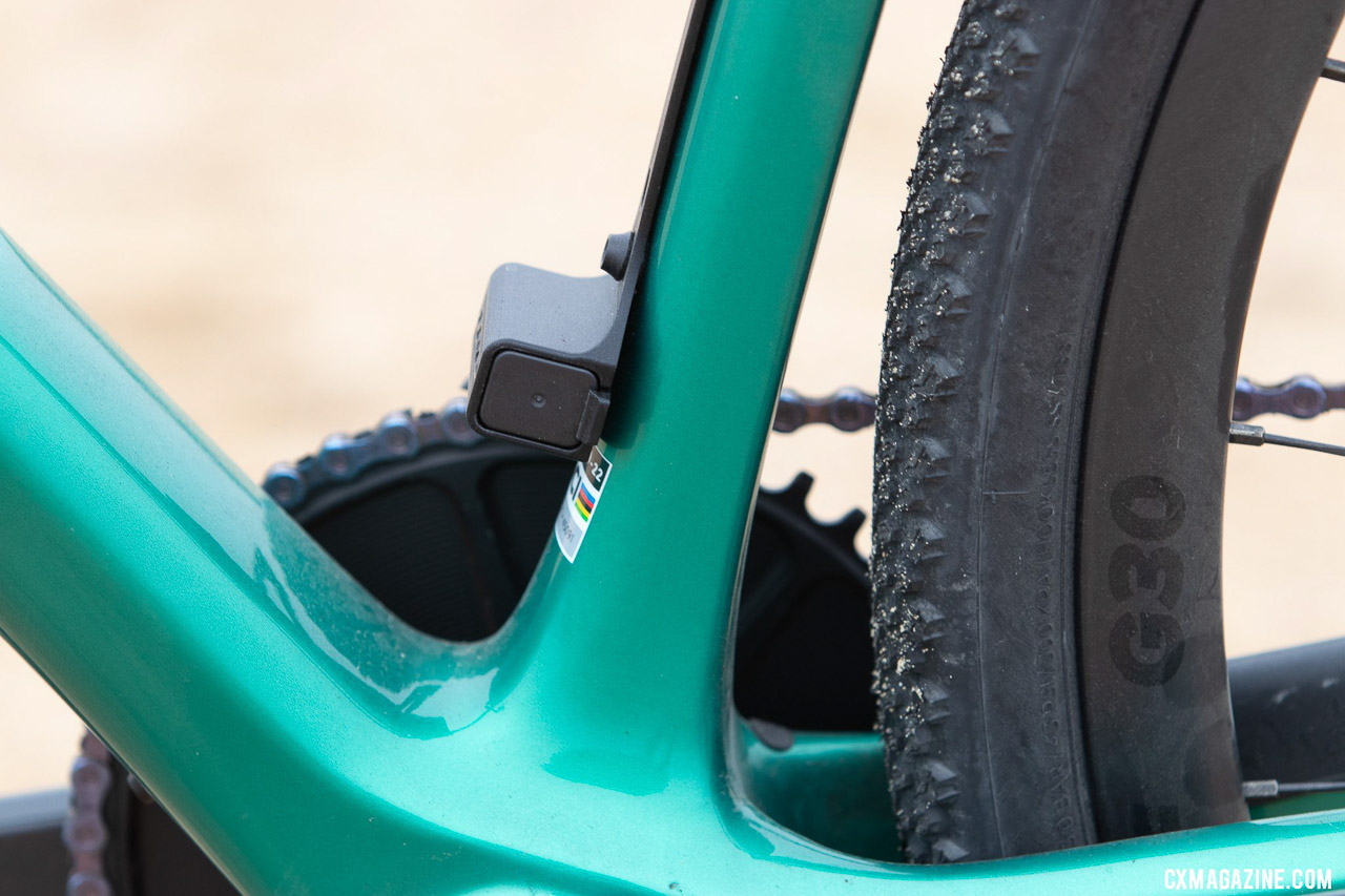 TRP Vistar drivetrain with Classified Powershift 2-speed hub on a Colnago G4-X gravel bike. © A. Yee / Cyclocross Magazine