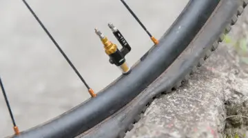 With the tire deflated completely, the OPTIS @ 50psi provides rim protection and some tire retention.