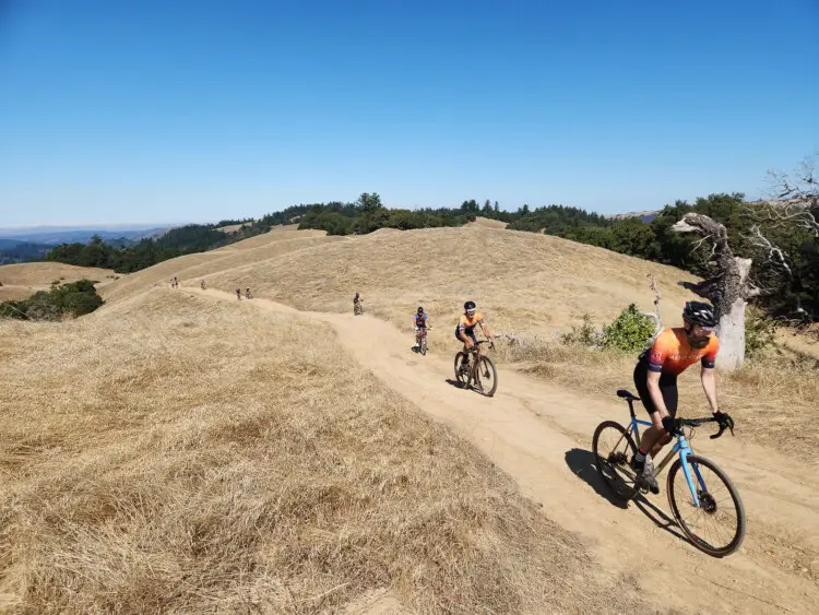 Matt Bierbaum climbs towards Saratoga Gap. The Roaring Mouse Infestation Gravel returns to Silicon Valley on September 26, 2026. © A. Yee / Cyclocross Magazine