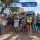 You would never guess, but with zero practice, the band kicks off the A race at Surf City with its piercing, memorable tunes. © Andrew Yee / Cyclocross Magazine